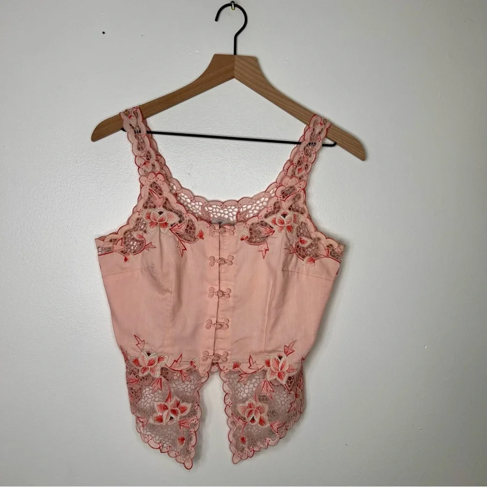 Vintage lace boho top - Picture 1 of 5